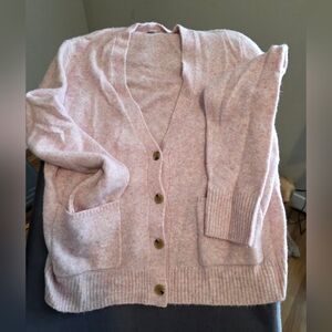 J. Crew Soft Pink Cardigan Sweater